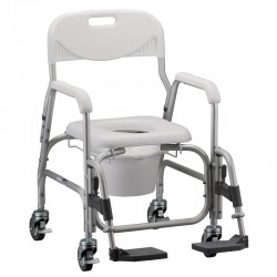 Commode type of wheelchair