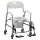 Commode type of wheelchair